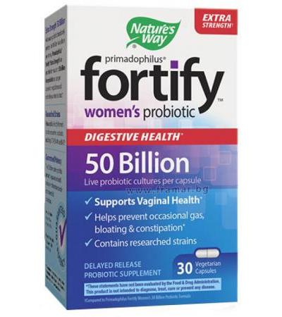 ПРИМАДОФИЛУС ФОРТИФАЙ ЖЕНИ капсули 50 млрд. * 30 NATURE'S WAY