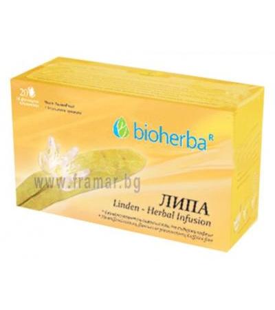 БИОХЕРБА ЧАЙ ФИЛТЪР ЛИПА * 20