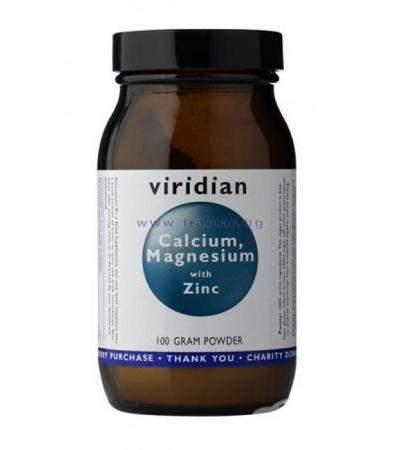 КАЛЦИЙ, МАГНЕЗИЙ И ЦИНК прах 100 гр. VIRIDIAN