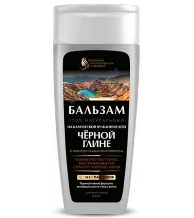 ФИТО КОСМЕТИК БАЛСАМ ЗА КОСА С КАМЧАТСКА ВУЛКАНИЧНА ЧЕРНА ГЛИНА 270 мл