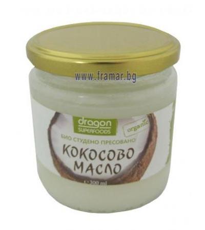 БИО КОКОСОВО МАСЛО СТУДЕНОПРЕСОВАНО 300 мл. ДРАГОН СУПЕРФУДС