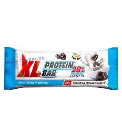 ПЮР НУТРИШЪН БАР XL С БИСКВИТИ И КРЕМ 80 гр.