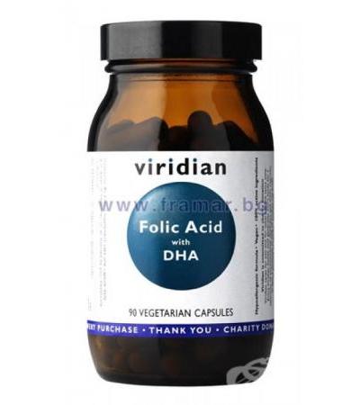 ФОЛИЕВА КИСЕЛИНА С DHA капсули * 90 VIRIDIAN