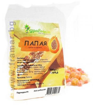 ПАПАЯ НА КУБЧЕТА 100 гр. ЗДРАВНИЦА