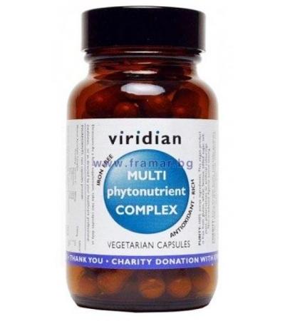 МУЛТИ ФИТОНУТРИЕНТ КОМПЛЕКС капсули * 30 VIRIDIAN
