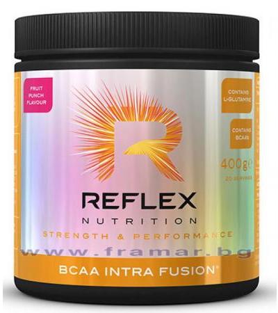 РЕФЛЕКС НУТРИШЪН BCAA ИНТРА ФЮЖЪН прах 400 гр.
