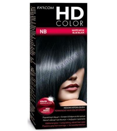 ФАРКОМ HD БОЯ ЗА КОСА NB СИНЬО ЧЕРНО