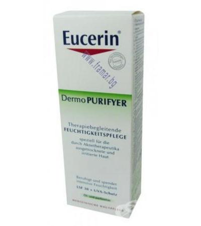 ЕУЦЕРИН - DERMOPURIFYER ХИДРАТИРАЩ КРЕМ SPF 30 50 мл.
