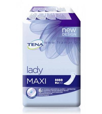 ТЕНА УРОЛОГИЧНИ ПРЕВРЪЗКИ ЛЕЙДИ MAXI DRY * 6