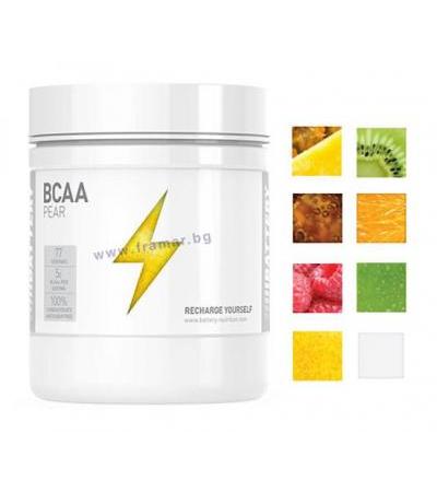 БАТЕРИ НУТРИШЪН BCAA ОВКУСЕН прах 500 гр