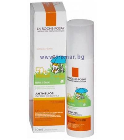 ЛА РОШ АНТЕЛИОС SPF 50+ БЕБЕШКО СЛЪНЦЕЗАЩИТНО МЛЯКО 50 мл.