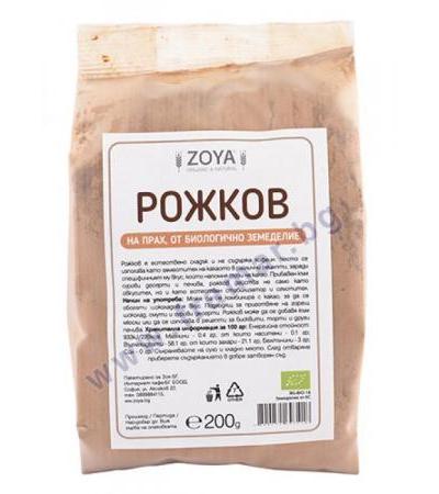 ЗОЯ БИО БРАШНО РОЖКОВ на прах 200 гр.