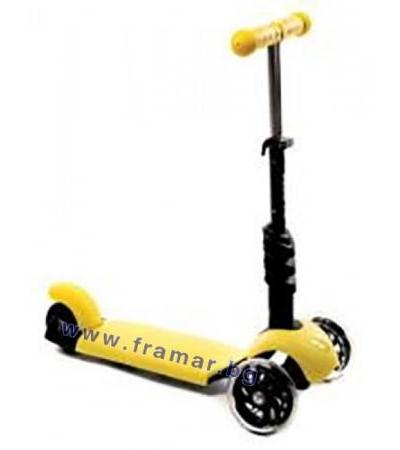 КИКА БО ТРОТИНЕТКА 3 в 1 RIDE AND SKATE YELLOW