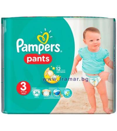 ПАМПЕРС ГАЩИ МИДИ 6 - 11 кг. * 26