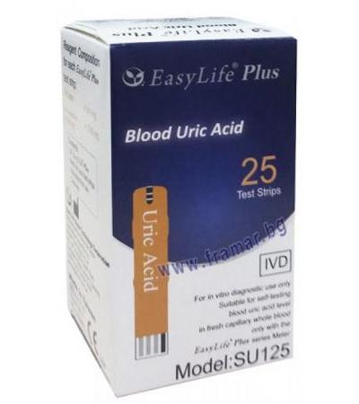 ТЕСТ ЛЕНТИ EASY LIFE PLUS ЗА ПИКОЧНА КИСЕЛИНА * 25