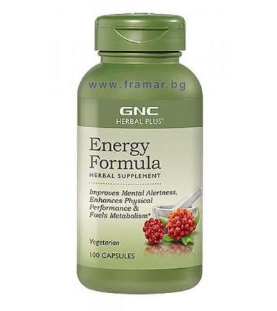 ФОРМУЛА ЕНЕРГИЯ И ТОНУС капсули * 100 GNC
