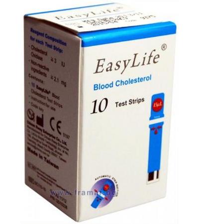 ТЕСТ ЛЕНТИ EASY LIFE ЗА ХОЛЕСТЕРОЛ * 10