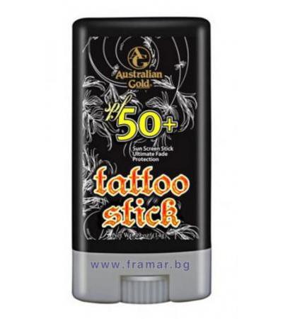 АУСТРАЛИАН ГОЛД СТИК ЗА ТАТУИРОВКИ SPF 50+ 14 гр.