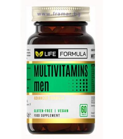 ЛАЙФ ФОРМУЛА МУЛТИВИТАМИНИ ЗА МЪЖЕ таблетки * 60