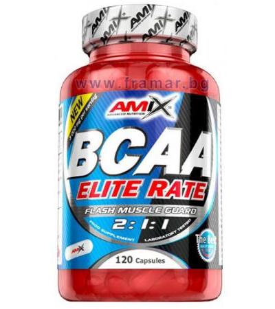 АМИКС BCAA ЕЛИТ РЕЙТ капсули * 120