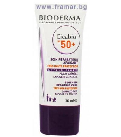 БИОДЕРМА ЦИКАБИО СЛЪНЦЕЗАЩИТЕН КРЕМ SPF 50+ 30 мл.