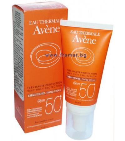 АВЕН СЛЪНЦЕЗАЩИТЕН КРЕМ SPF 50+ - ОЦВЕТЕН 50 мл.