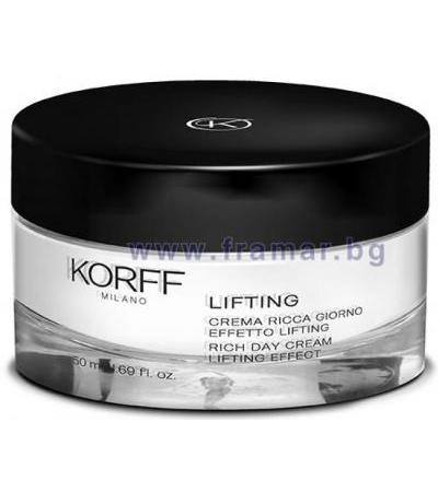 КОРФ БОГАТ ДНЕВЕН КРЕМ С ЛИФТИНГ ЕФЕКТ SPF 15 50 мл