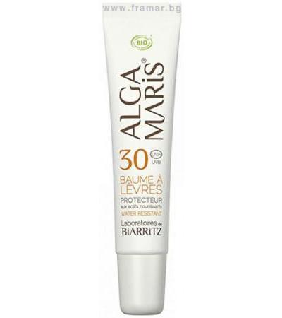 АЛГА МАРИС СЪН СЛЪНЦЕЗАЩИТЕН БАЛСАМ ЗА УСТНИ SPF 30 15 мл