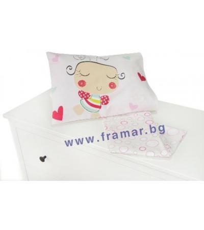 КИКА БО СПАЛЕН КОМПЛЕКТ 2 ЧАСТИ HONEY BEE / КРЪГОВЕ 70 см. / 140 см. / 15 см.