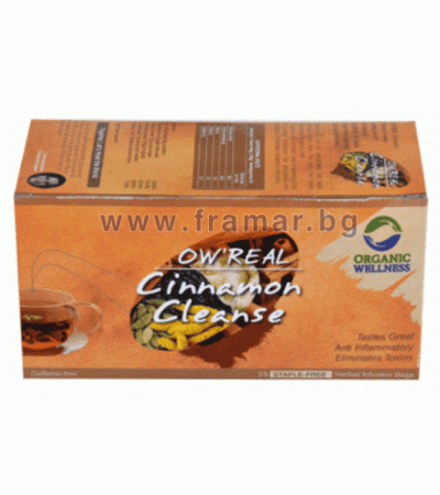ЧАЙ КАНЕЛА КЛИЙНС ФИЛТЪР * 25 ORGANIC WELLNESS