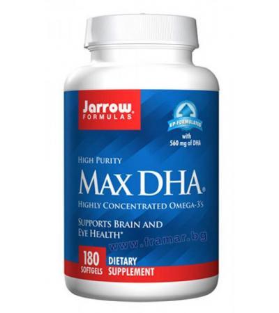 ДЖАРОУ ФОРМУЛАС MAX DHA капсули * 180