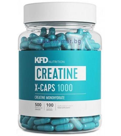 КФД НУТРИШЪН КРЕАТИН X-CAPS 1000 капсули * 500
