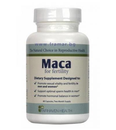 МАКА капсули 500 мг. * 60 FAIRHAVEN HEALTH