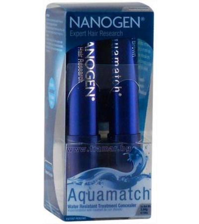 НАНОГЕН МОЛИВ AQUAMATCH ЗА МАТИРАНЕ НА СКАЛПА LIGHT BROWN 2 * 3.94 гр.