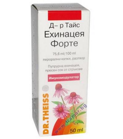 ЕХИНАЦЕЯ ФОРТЕ капки 50 мл - д-р ТАЙС