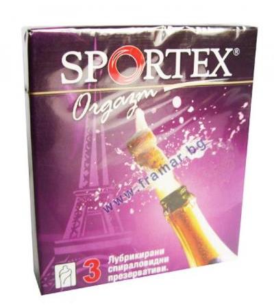 ПРЕЗЕРВАТИВИ СПОРТЕКС ORGAZM * 3 бр.