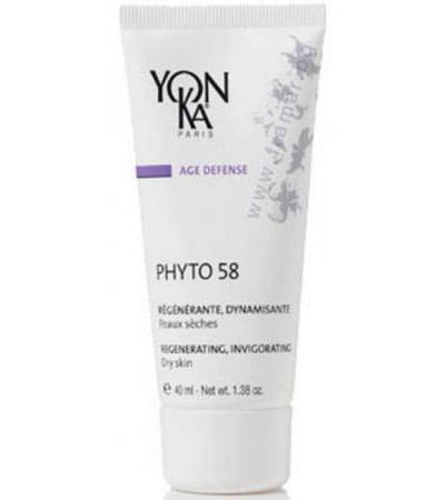 ЙОН КА AGE DEFENSE PHYTO 58 РЕГЕНЕРИРАЩ НОЩЕН КРЕМ ЗА СУХА КОЖА 40 мл.