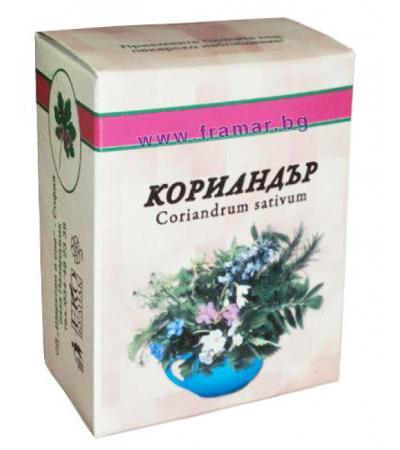 КОРИАНДЪР ПЛОД 50 гр.