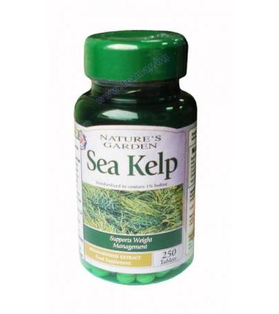 МОРСКИ КЕЛП таблетки * 250 NATURE'S GARDEN