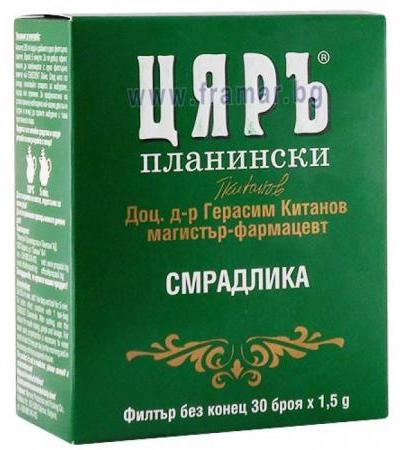 ЧАЙ ЦЯР СМРАДЛИКА филтър * 30 бр.