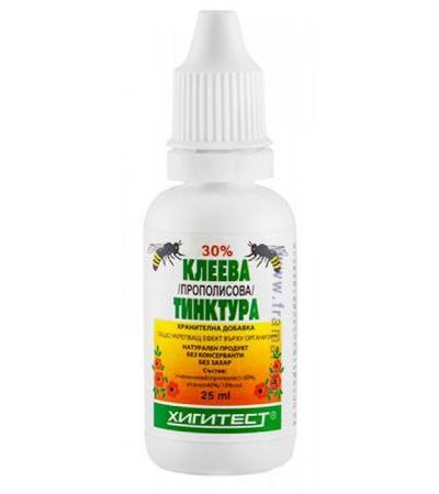 КЛЕЕВА ТИНКТУРА 30 % 25 мл ХИГИТЕСТ