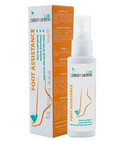 GREEN DERMA LAB ФУТ АСИСТАНС СПРЕЙ ЗА КРАКА 50 мл