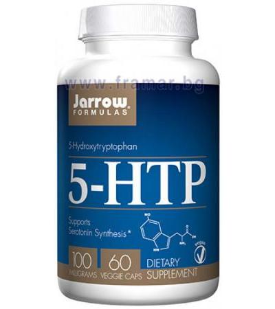 ДЖАРОУ ФОРМУЛАС 5 - ХИДРОКСИТРИПТОФАН (5 - HTP) капсули 100 мг * 60