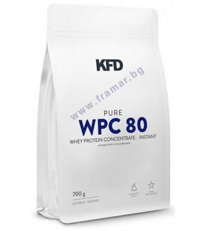 КФД НУТРИШЪН ПЮР СУРОВАТЪЧЕН ПРОТЕИН КОНЦЕНТРАТ WPC80 700 гр.