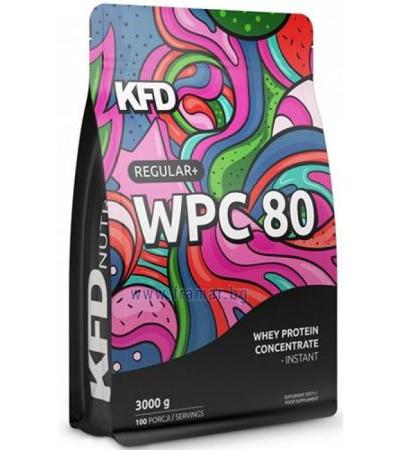 КФД НУТРИШЪН РЕГУЛАР+ WPC 80 СУРОВАТЪЧЕН ПРОТЕИН КОНЦЕНТРАТ 3 кг