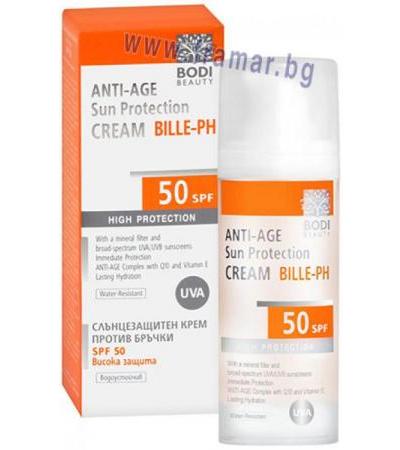 БИЛЕ-PH СЛЪНЦЕЗАЩИТЕН КРЕМ ПРОТИВ БРЪЧКИ ЗА ЛИЦЕ SPF 50+ 30 мл