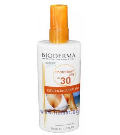 БИОДЕРМА ФОТОДЕРМ LEB СПРЕЙ ЗА ЛИЦЕ И ТЯЛО SPF 30 125 мл.