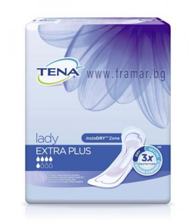 ТЕНА УРОЛОГИЧНИ ПРЕВРЪЗКИ ЛЕЙДИ EXTRA PLUS INSTA DRY * 8