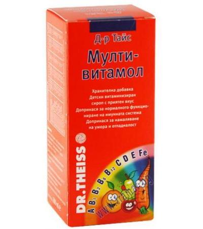 МУЛТИВИТАМОЛ сироп 200 мл.