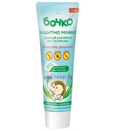 БОЧКО ЗАЩИТНО МЛЯКО ПРОТИВ УХАПВАНЕ ОТ НАСЕКОМИ 100 мл.